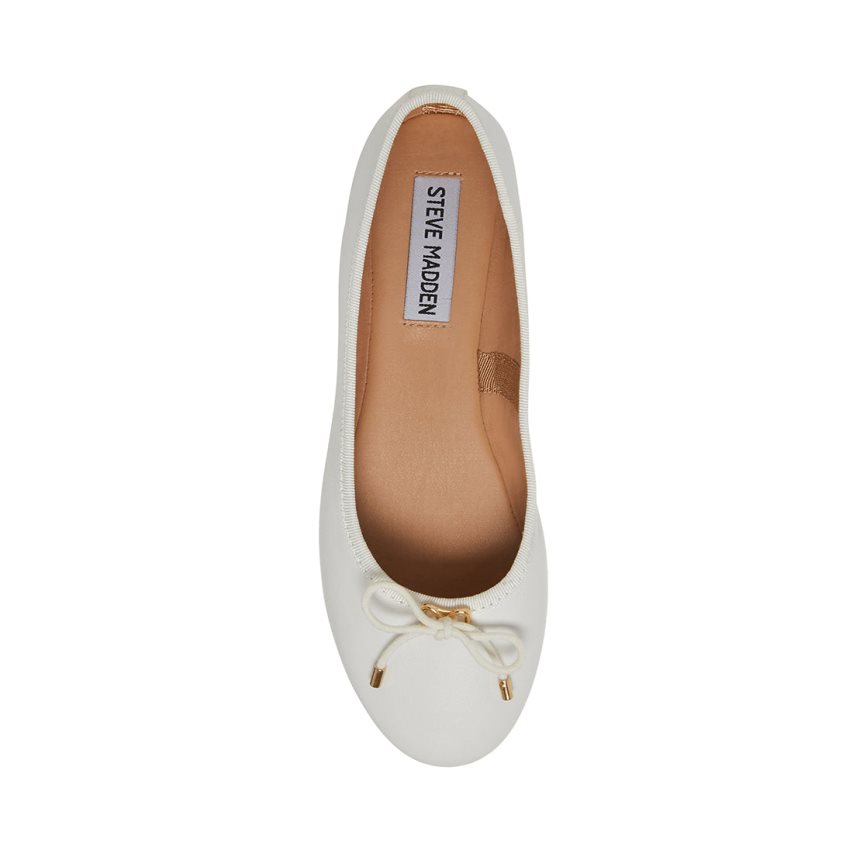 Ballerinas Steve Madden Blossoms Cuero Mujer Blancas | ES MKSE83